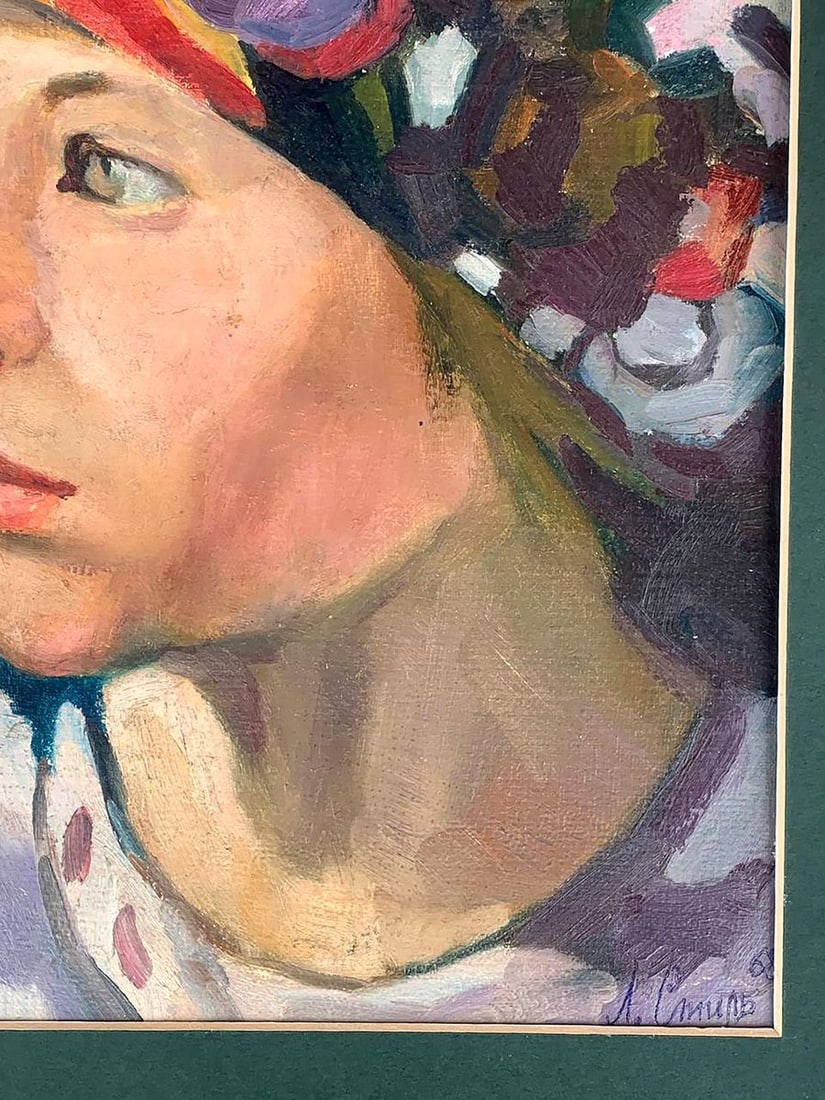 Oil painting Portrait of a country girl Stil' Leonid Mikhaylovich - 4