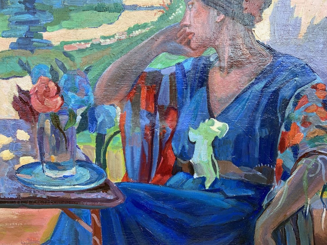 Oil painting On a rest Sergey Pivtorak - 3