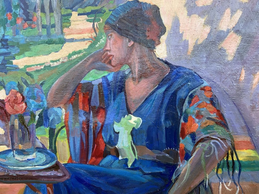 Oil painting On a rest Sergey Pivtorak - 9