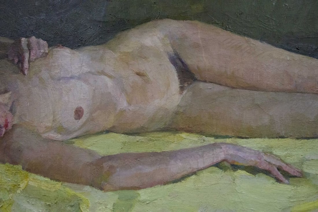 Oil painting Portrait of a naked girl Singaevsky Vladimir Ivanovich - 10