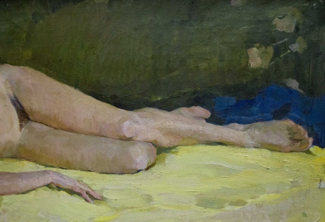 Oil painting Portrait of a naked girl Singaevsky Vladimir Ivanovich - 6