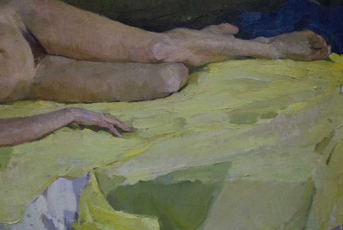Oil painting Portrait of a naked girl Singaevsky Vladimir Ivanovich - 8