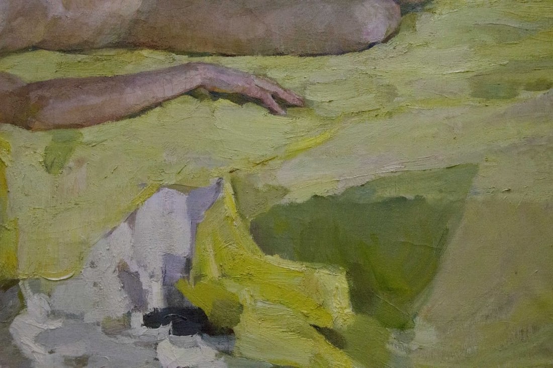 Oil painting Portrait of a naked girl Singaevsky Vladimir Ivanovich - 9