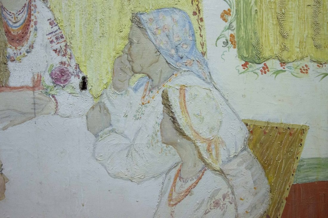 Oil painting Mistresses at the table Golembievskaya Tatiana Nikolaevna - 6