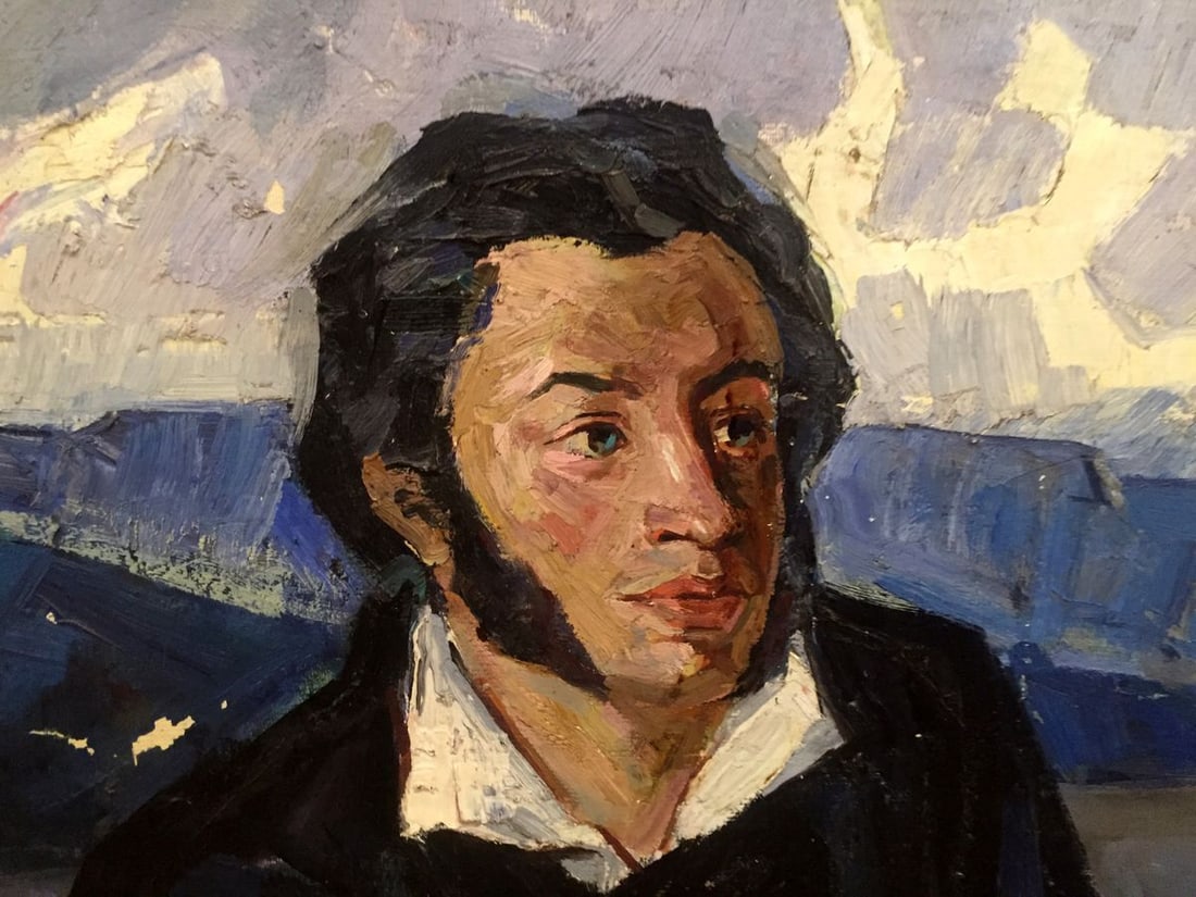 Oil painting Alexander Sergeevich Pushkin - 8