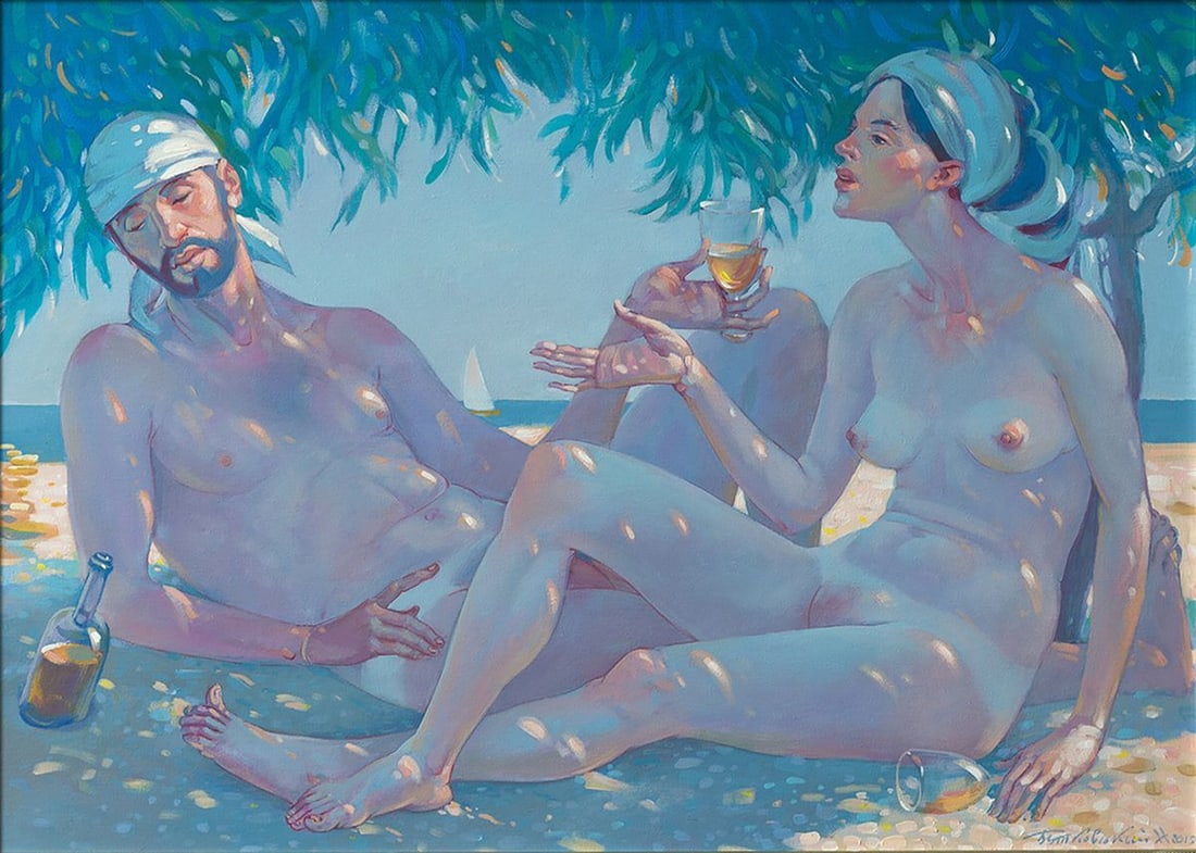 Acrylic painting Circle of the sea Nicolay Vydcovsky: Title: Acrylic painting Circle of the sea Nicolay Vydcovsky Description: No.Bytk 15 *** ABOUT THIS PAINTING *** * TITLE: "Circle of the sea" * ARTISTS: Nicolay Vydcovsky * SIZE: 50x70 cm/19.68x27.5
