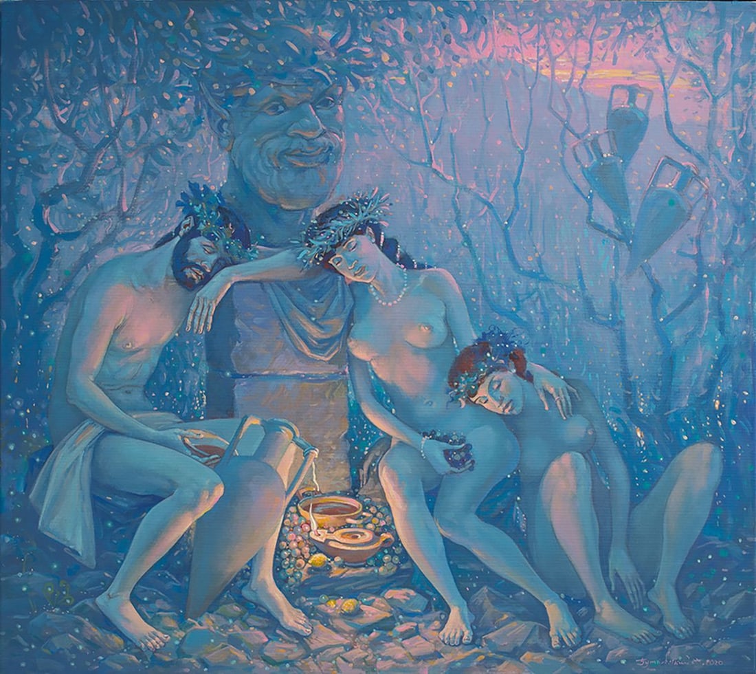 Acrylic painting Dawn Nicolay Vydcovsky (1 of 1)