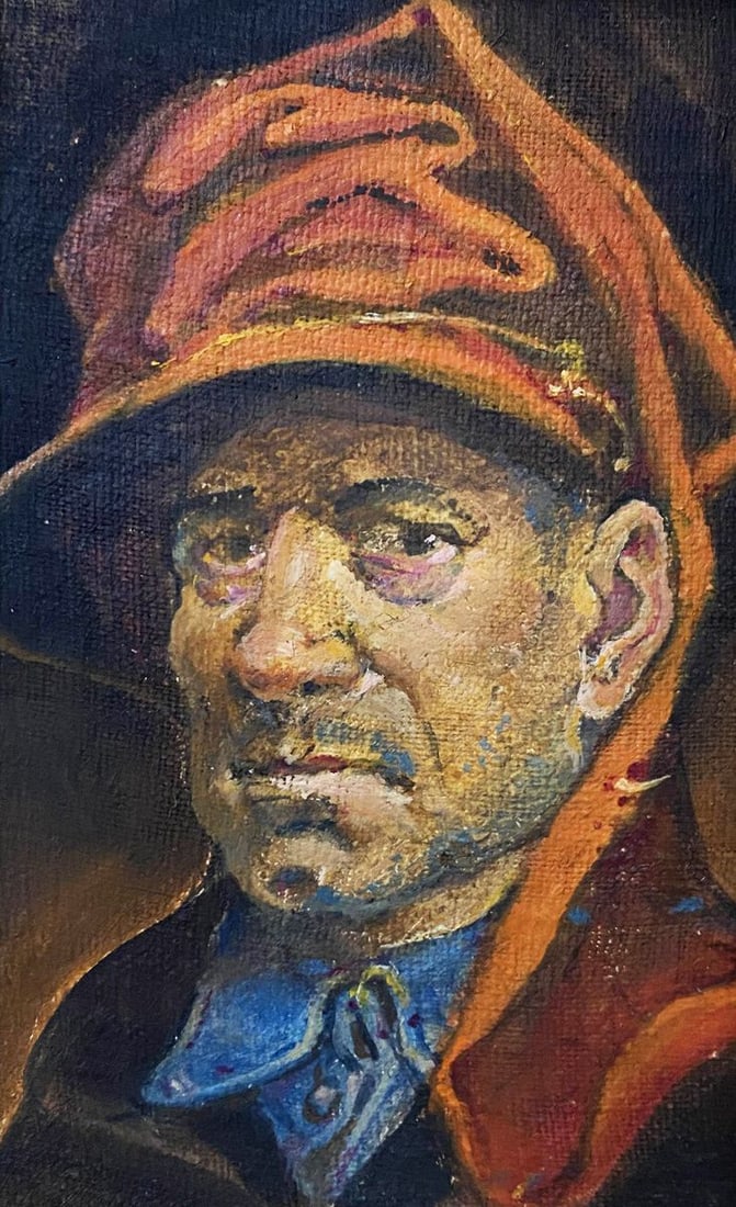 Oil painting Self-portrait Litvinov Oleg Arkad'yevich (1 of 7)