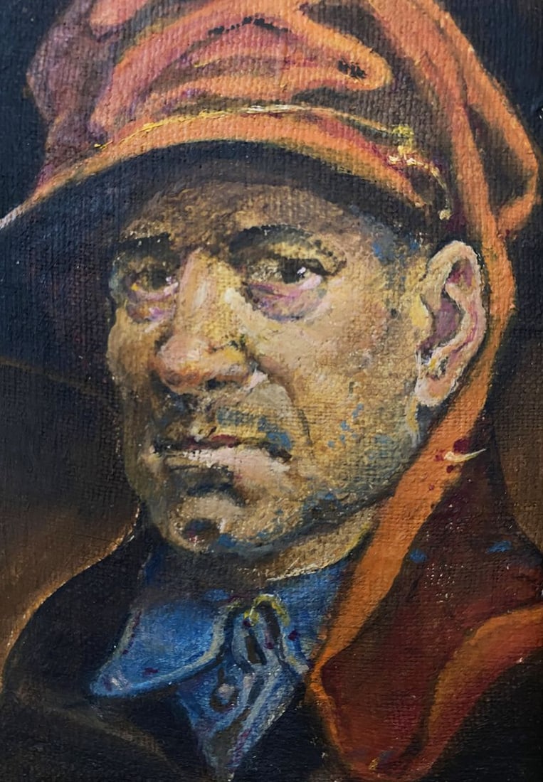 Oil painting Self-portrait Litvinov Oleg Arkad'yevich - 2