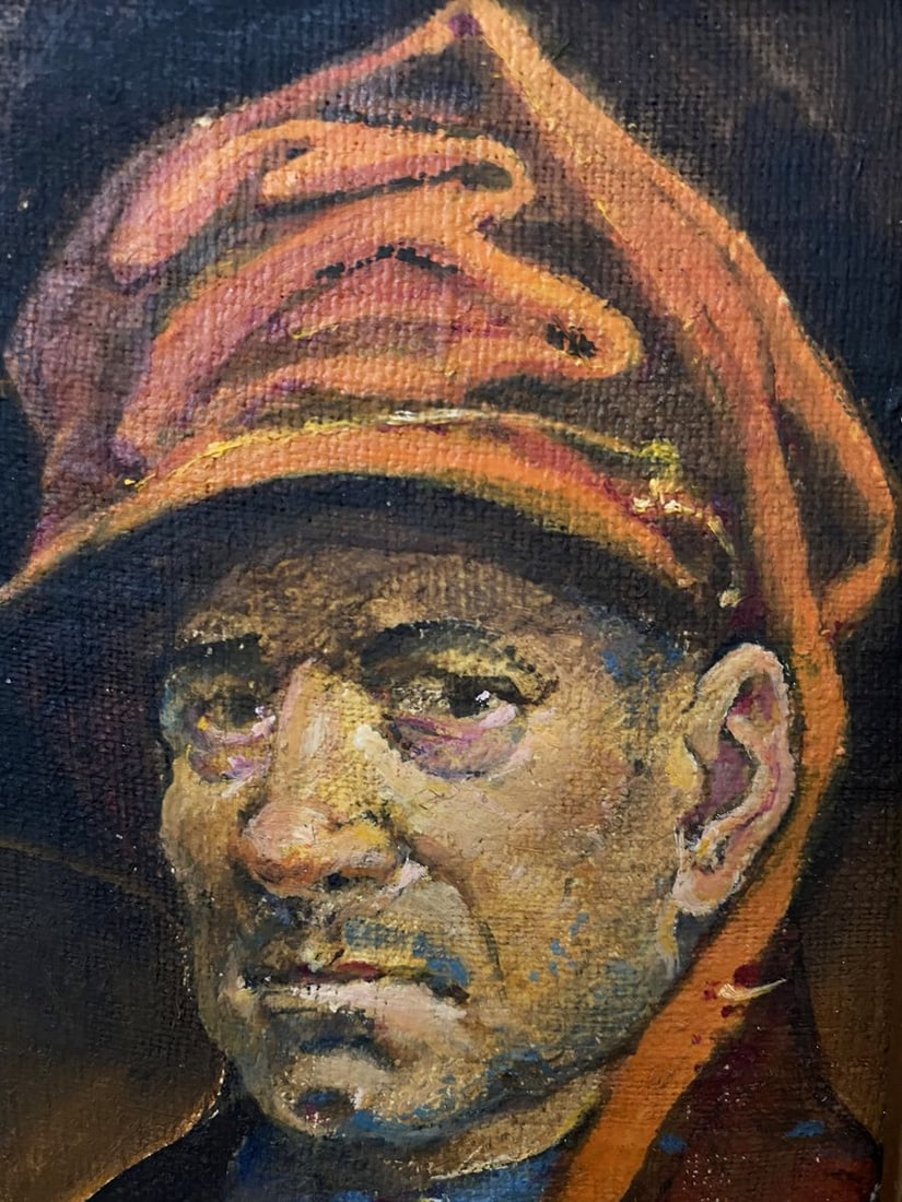 Oil painting Self-portrait Litvinov Oleg Arkad'yevich - 3