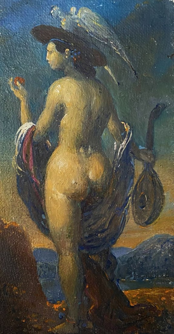 Oil painting Portrait of a naked girl Litvinov Oleg Arkad'yevich: Title: Oil painting Portrait of a naked girl Litvinov Oleg Arkad'yevich Description: No.Litv 327 *** ABOUT THIS PAINTING *** * TITLE: "Portrait of a naked girl" * ARTISTS: Litvinov Oleg Arkad'yevich *
