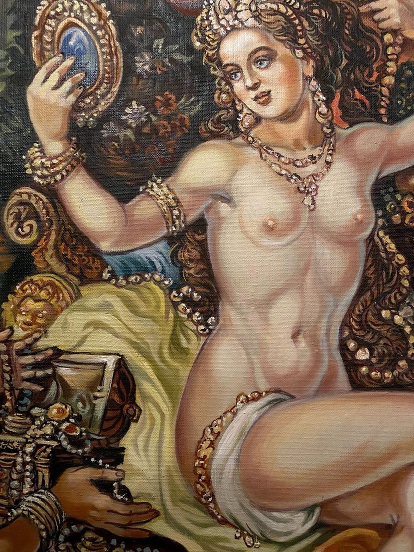 Oil painting Bathsheba Alexander Arkadievich Litvinov - 10