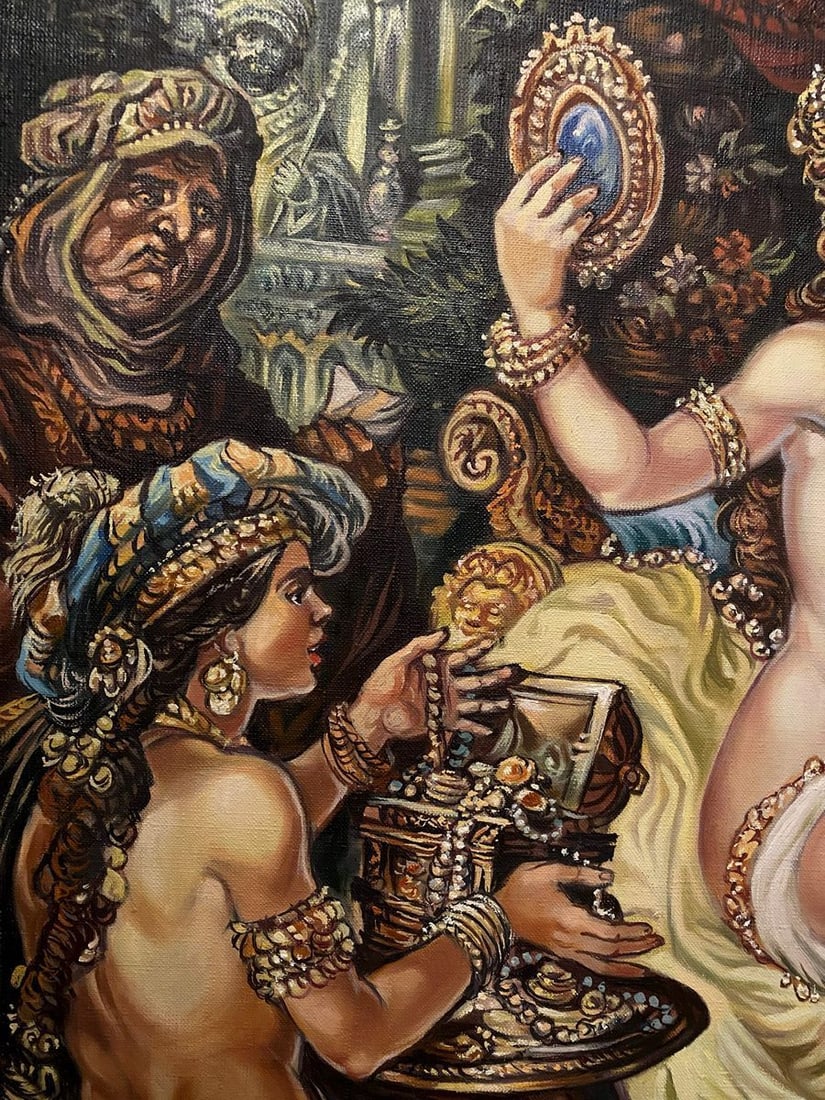 Oil painting Bathsheba Alexander Arkadievich Litvinov - 8