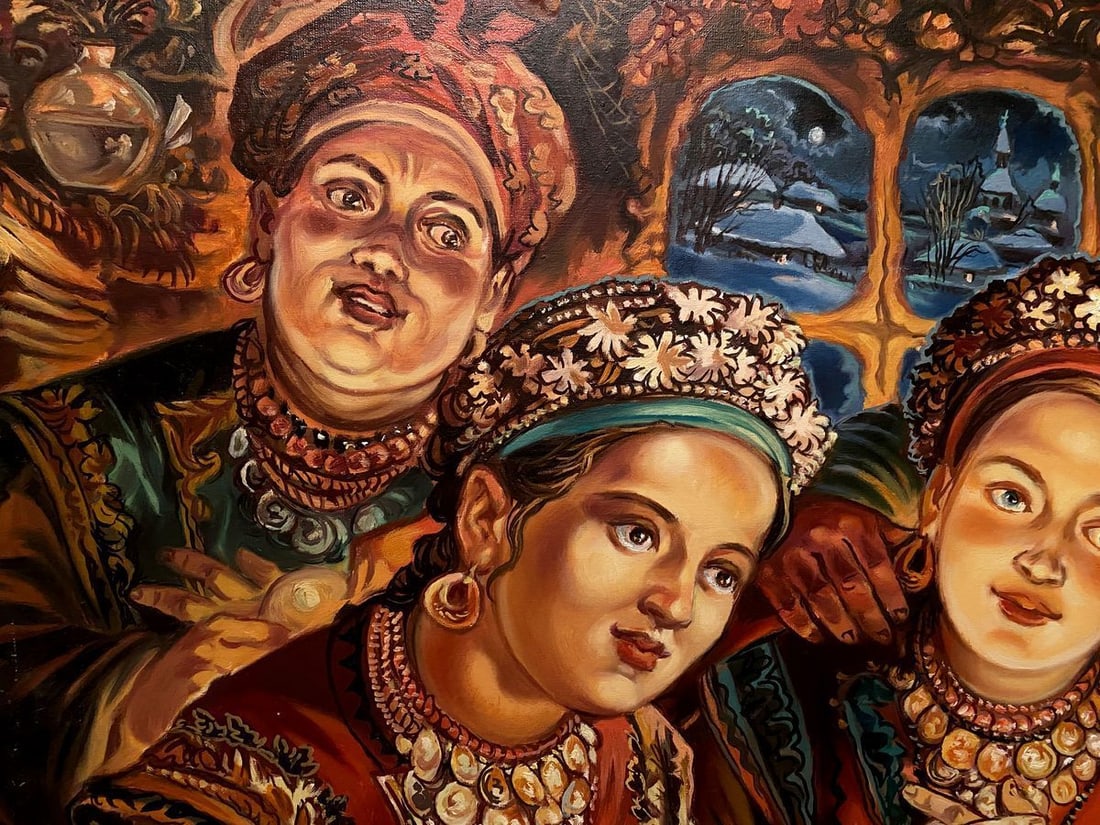 Oil painting Fortune telling Alexander Arkadievich Litvinov - 10