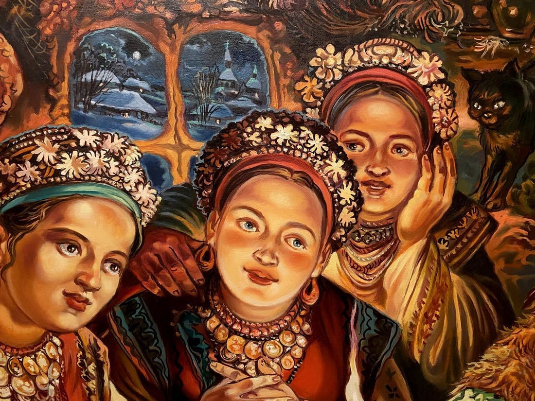 Oil painting Fortune telling Alexander Arkadievich Litvinov - 11