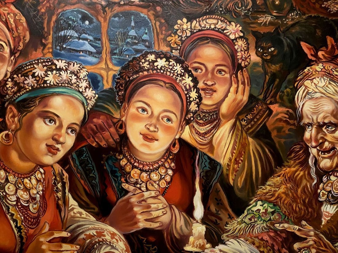 Oil painting Fortune telling Alexander Arkadievich Litvinov - 5