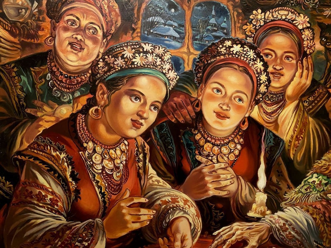 Oil painting Fortune telling Alexander Arkadievich Litvinov - 9