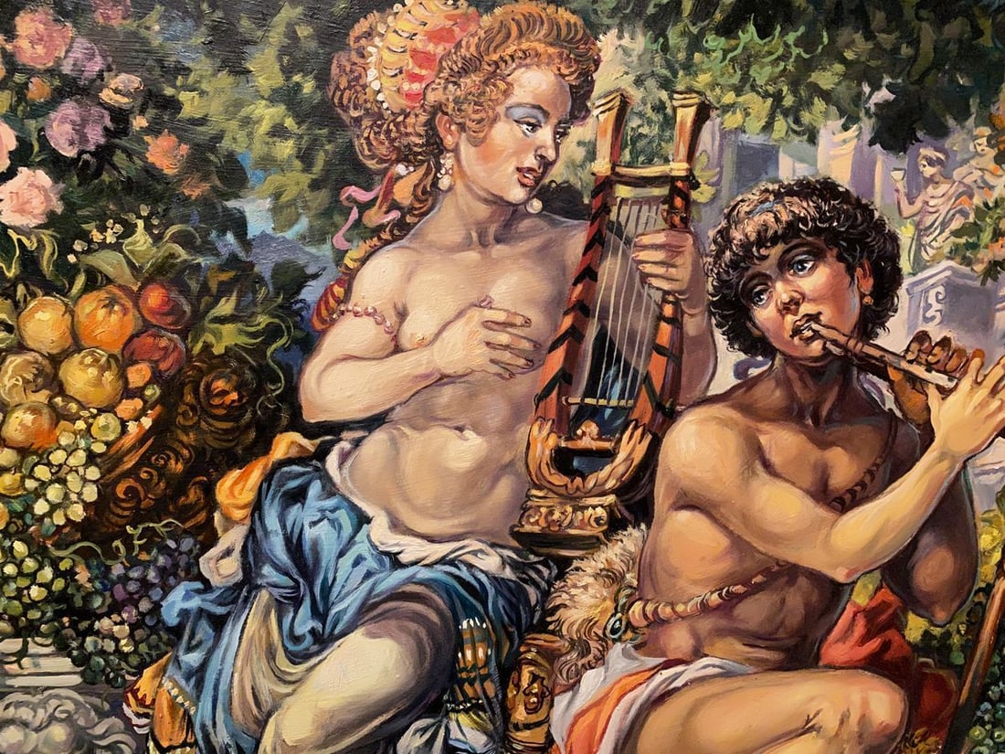 Oil painting Princess Melodia Alexander Arkadievich Litvinov - 5