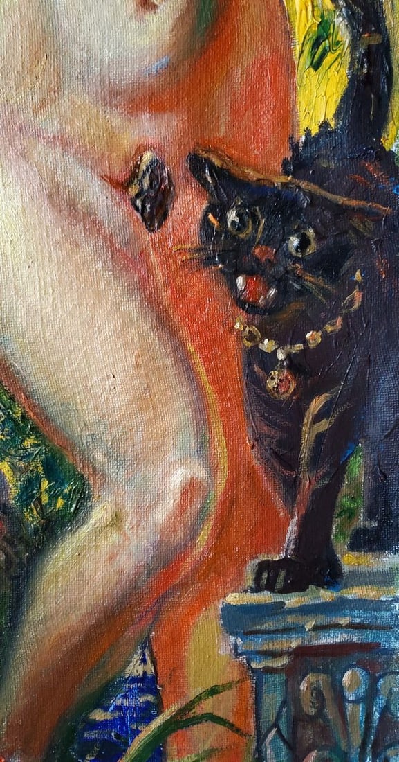 Oil painting Girl with fruit Litvinov Daniil Olegovich - 4