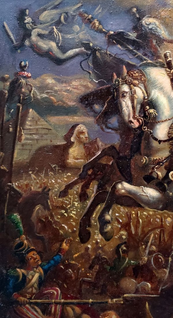 Oil painting Napoleon in Egypt Litvinov Daniil Olegovich - 10