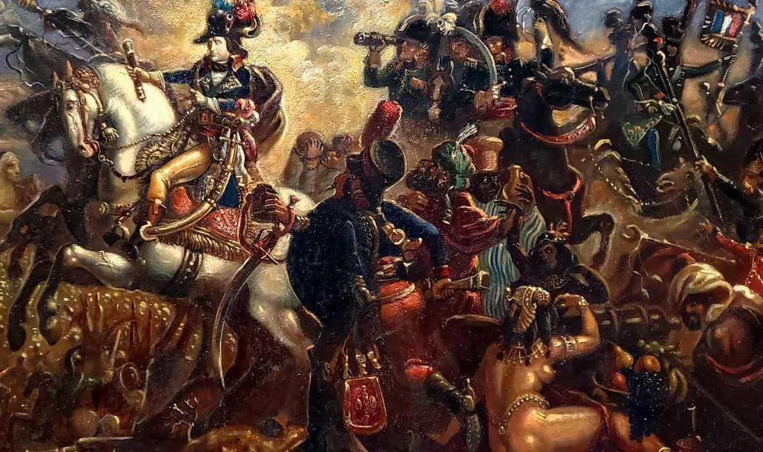 Oil painting Napoleon in Egypt Litvinov Daniil Olegovich - 2