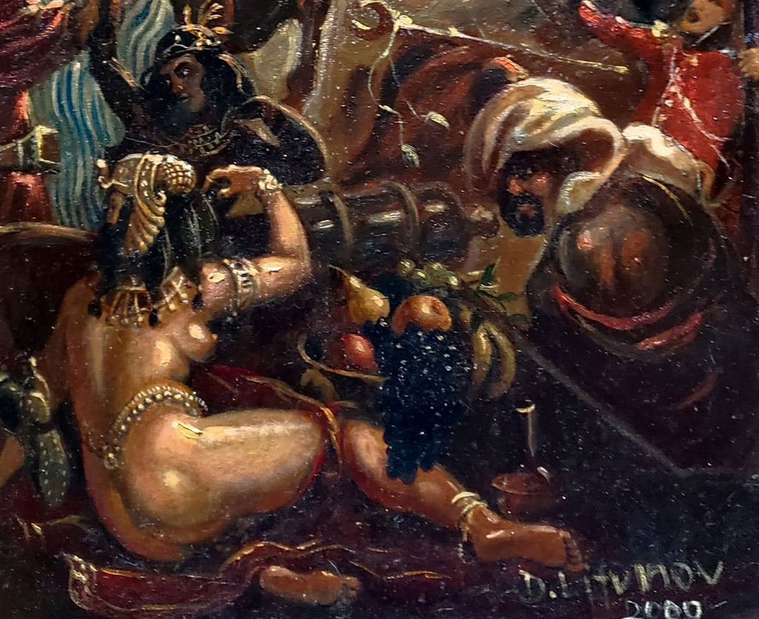 Oil painting Napoleon in Egypt Litvinov Daniil Olegovich - 5