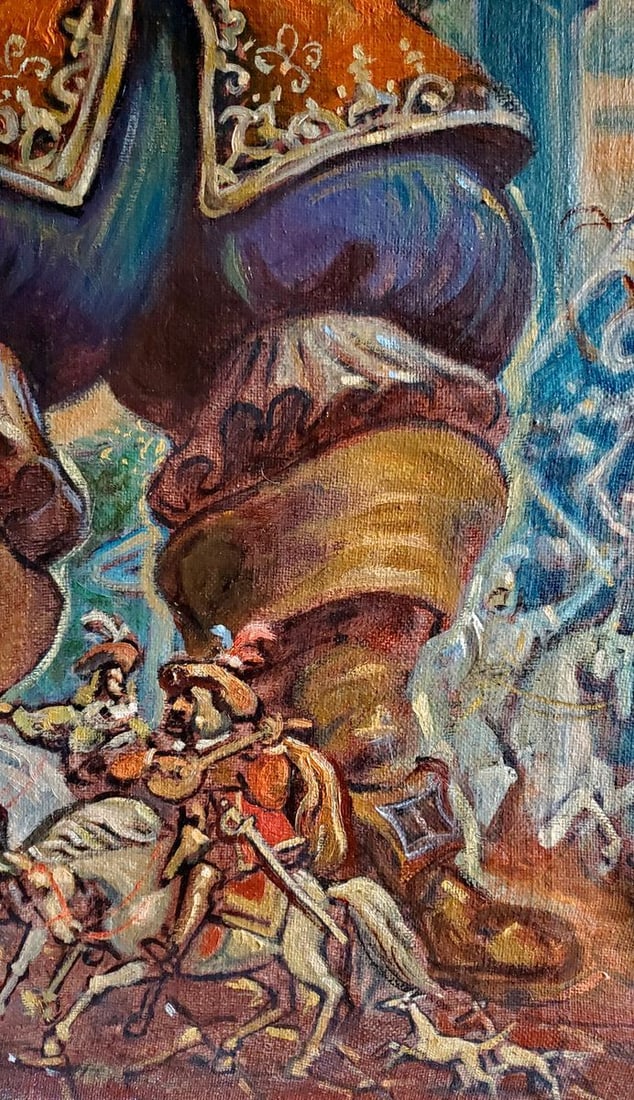 Oil painting Horsemen of the Apocalypse Litvinov Daniil Olegovich - 8