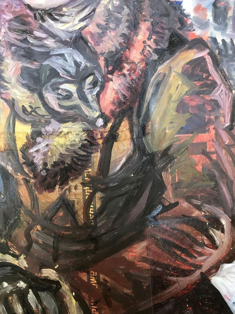 Oil painting Husband and wife Alexander Arkadievich Litvinov - 11