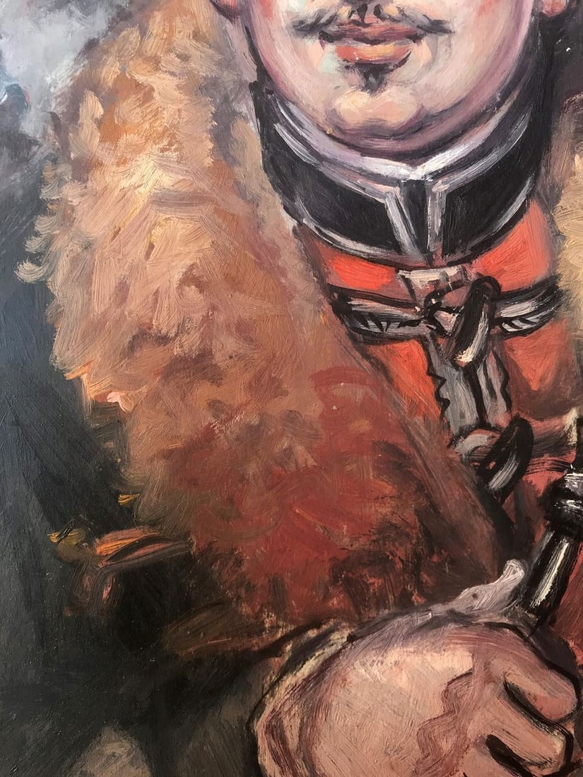 Oil painting Portrait of an officer Alexander Arkadievich Litvinov - 10
