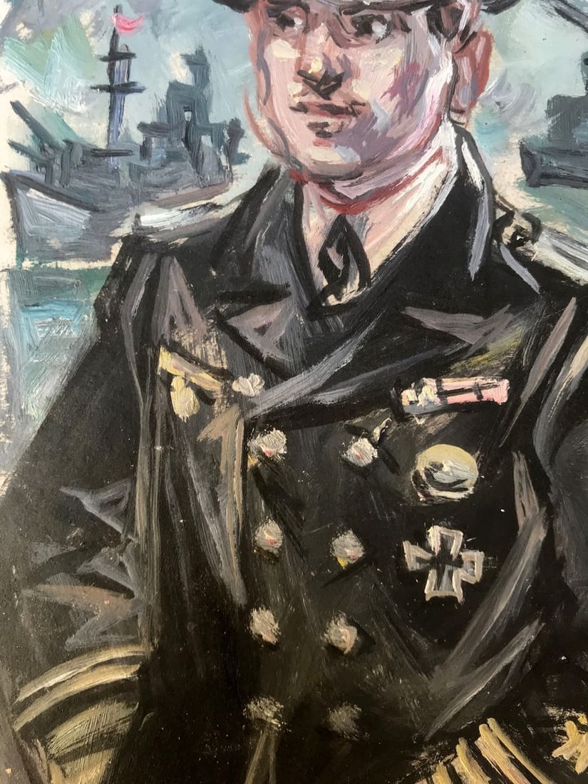 Oil painting Ship officer Alexander Arkadievich Litvinov - 8