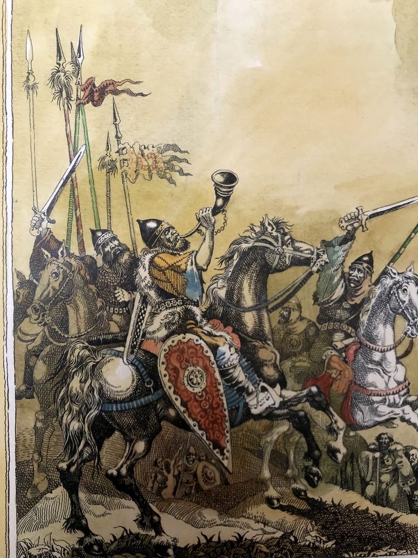 Watercolor painting For the leader Alexander Arkadievich Litvinov - 6