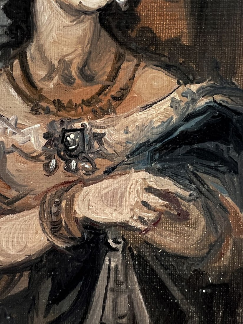 Oil painting Portrait of a noble woman Alexander Litvinov - 5