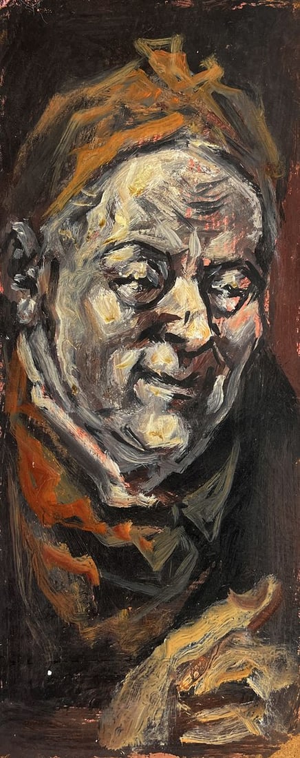 Oil painting Portrait of a man Alexander Litvinov (1 of 10)