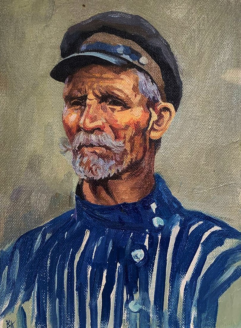 Oil painting Portrait of an elderly man Unknown artist: Title: Oil painting Portrait of an elderly man Unknown artist Description: No.1826*** ABOUT THIS PAINTING **** TITLE: "Portrait of an elderly man"* ARTISTS: Unknown artist* SIZE: 41x31 cm/16.14x12.20 