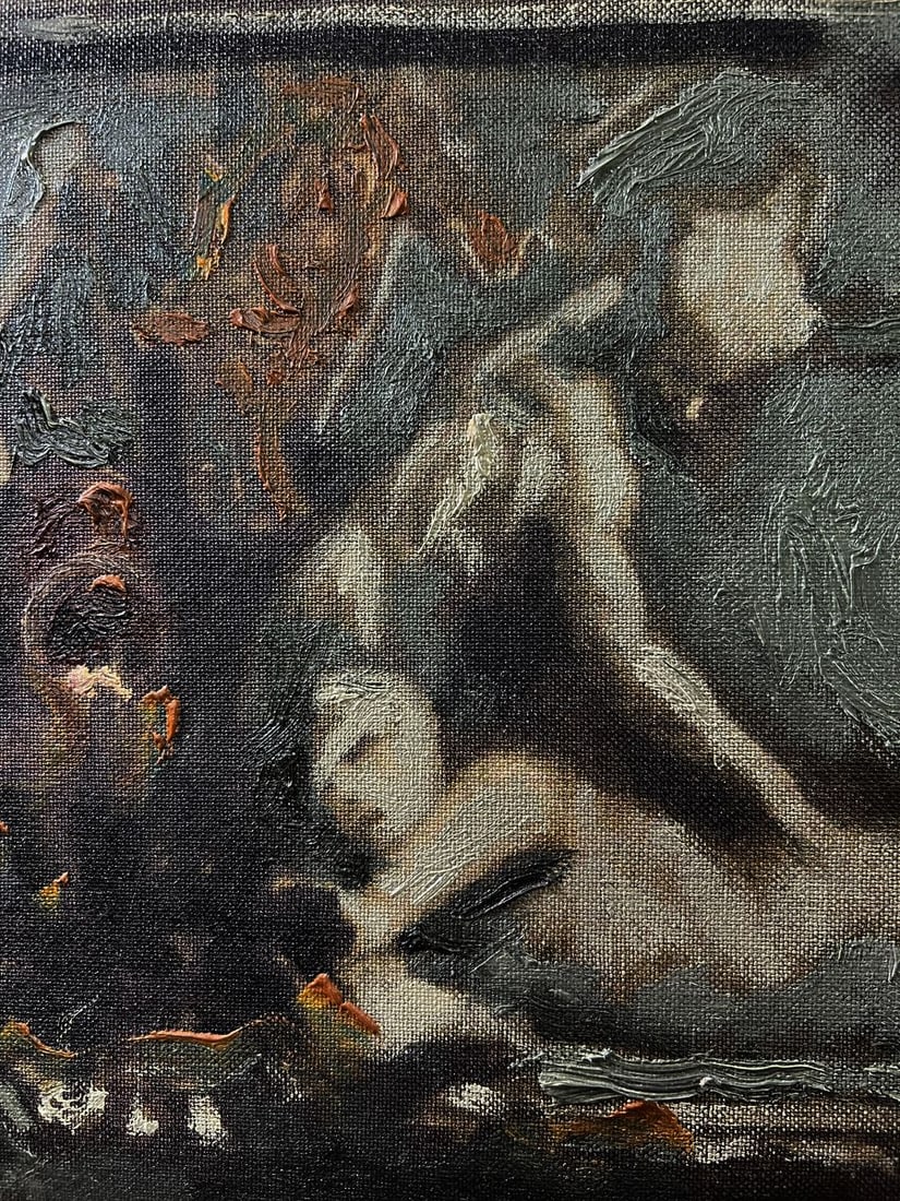 Oil painting A naked girl is resting Oleksandr Gukalov - 11