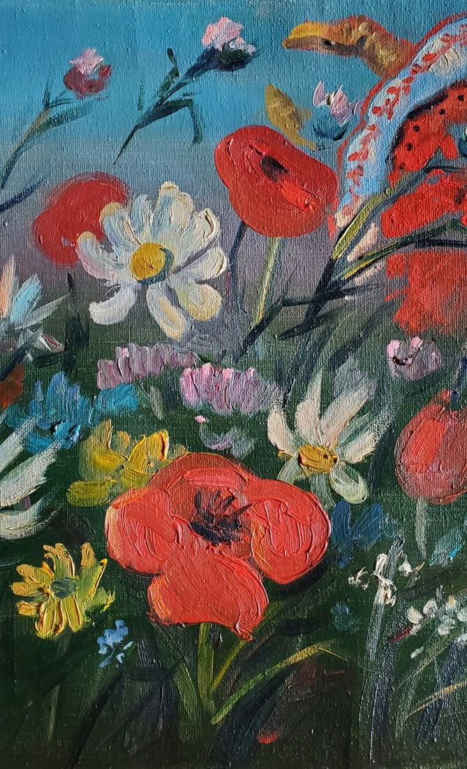 Oil painting Melody of the Steppe Daniil Litvinov - 7