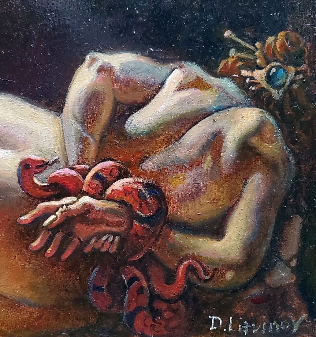 Oil painting Related thoughts Daniil Litvinov - 3