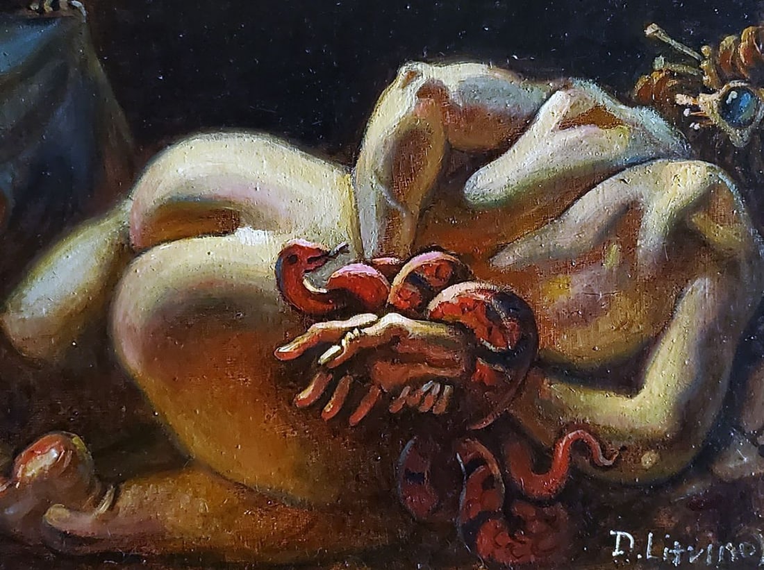 Oil painting Related thoughts Daniil Litvinov - 6