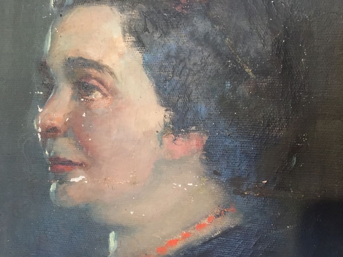 Oil painting Portrait of a woman Leonid Mikhailovich Stil' - 3