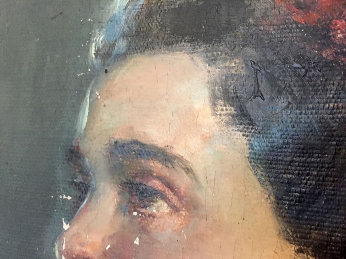 Oil painting Portrait of a woman Leonid Mikhailovich Stil' - 5