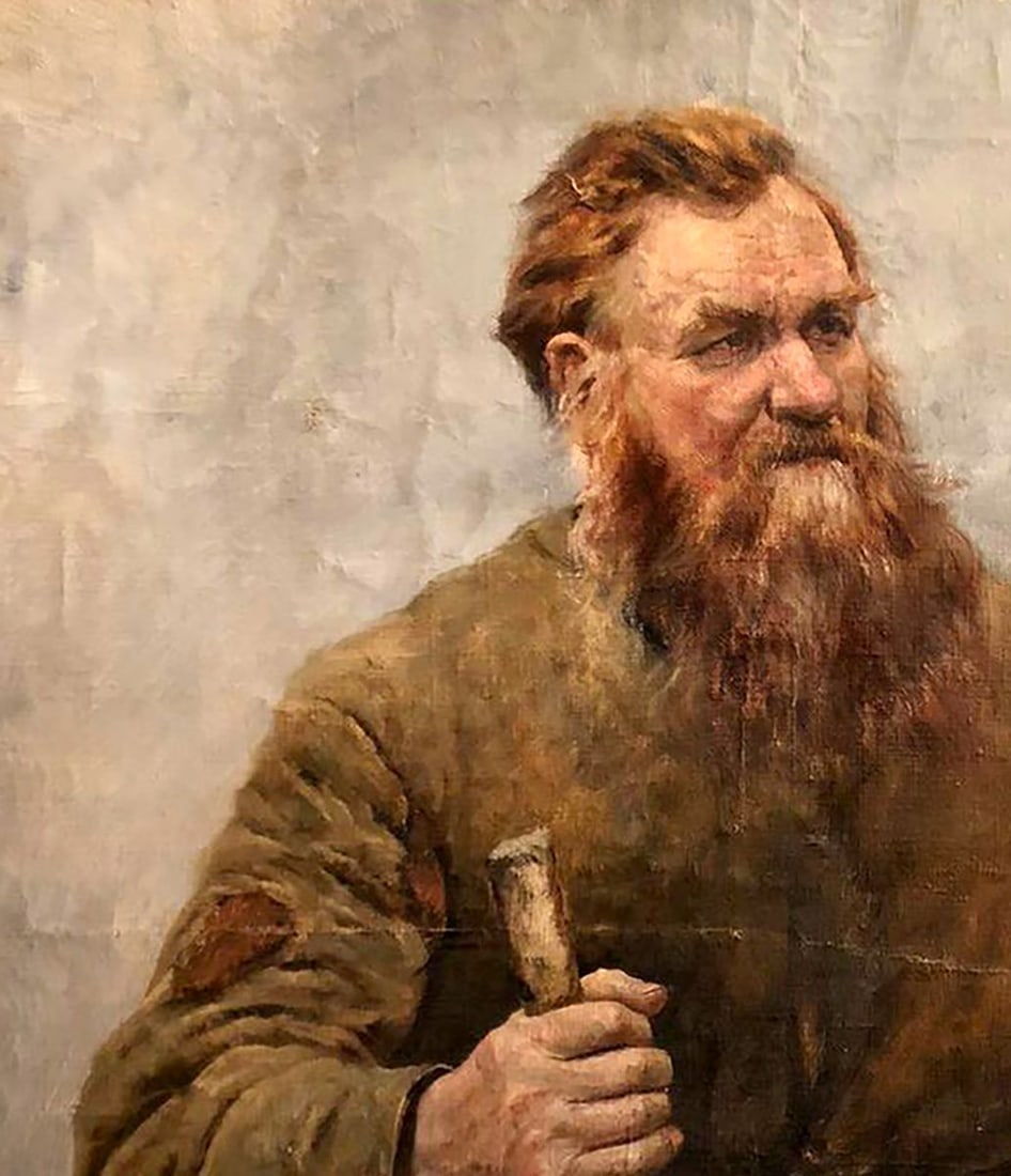 Oil painting Portrait of a man Leonid Mikhailovich Stil' - 2