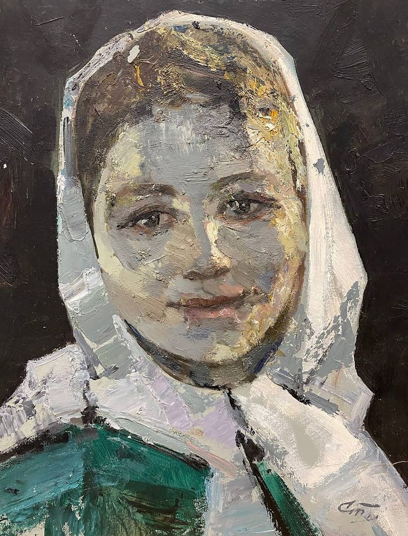 Oil painting Milkmaid Stil' Leonid Mikhaylovich - 5
