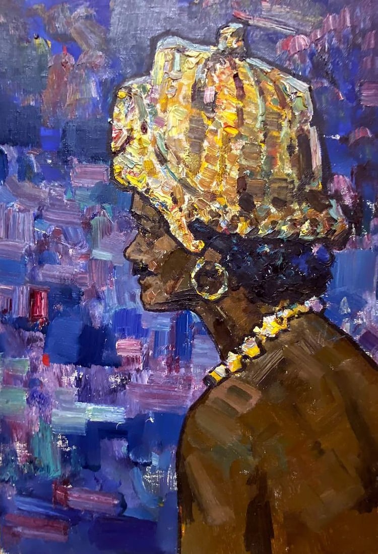 Oil painting Hindu Stil' Leonid Mikhaylovich (1 of 11)
