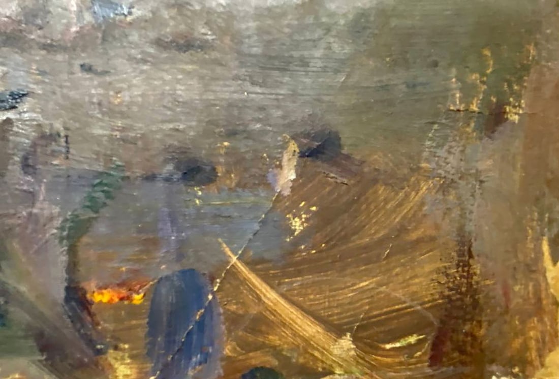 Oil painting Kolkhoz women Unknown artist - 7