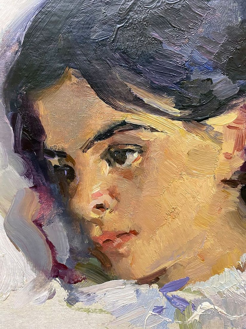 Oil painting Portrait of a girl Stil' Leonid Mikhaylovich - 4