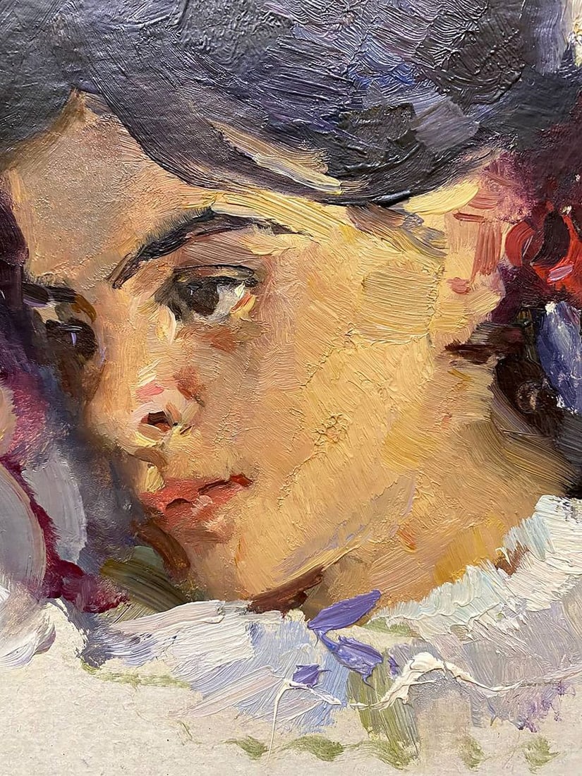 Oil painting Portrait of a girl Stil' Leonid Mikhaylovich - 6