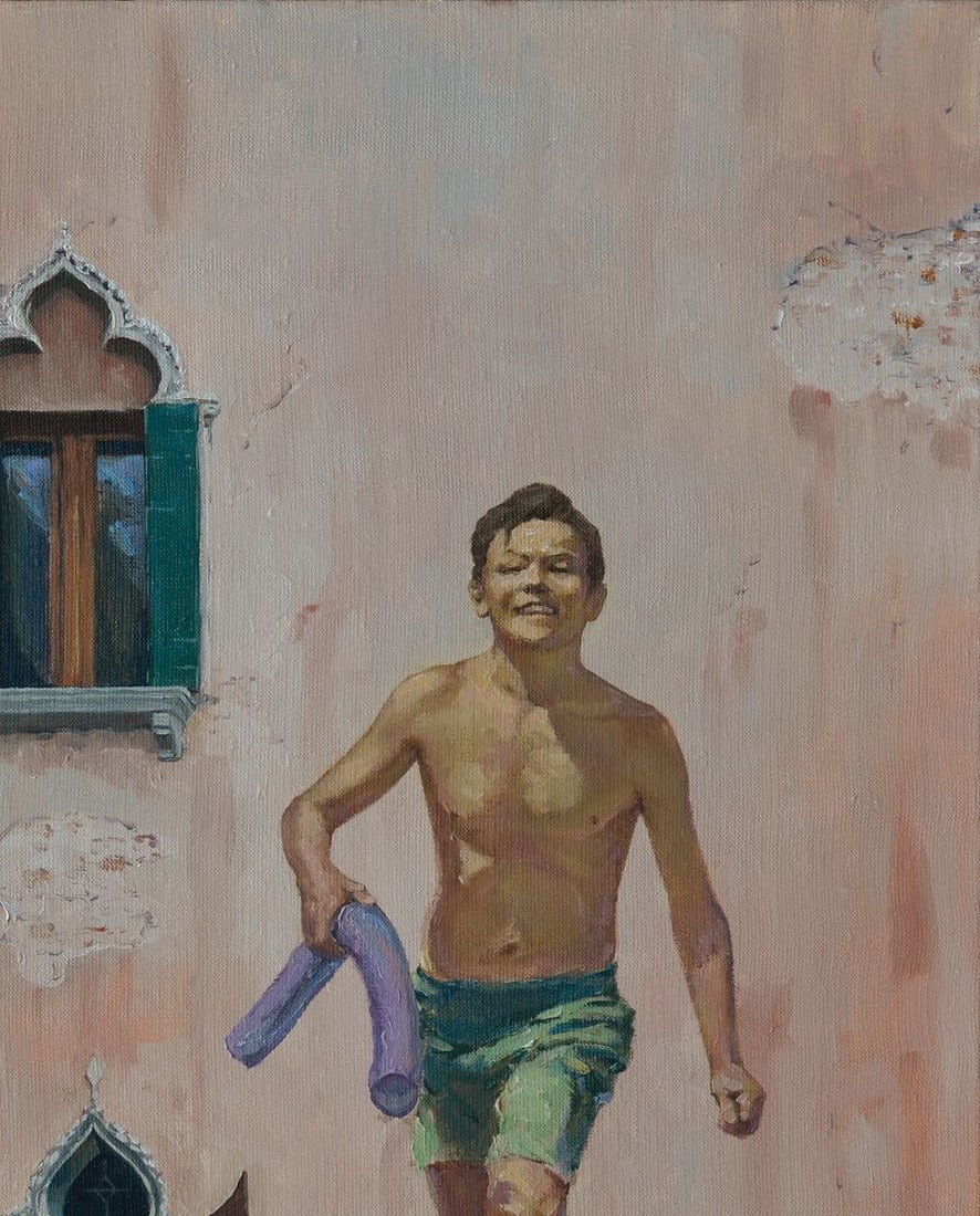 Oil painting Big water Venice Beach Oleg Kateryniuk - 3