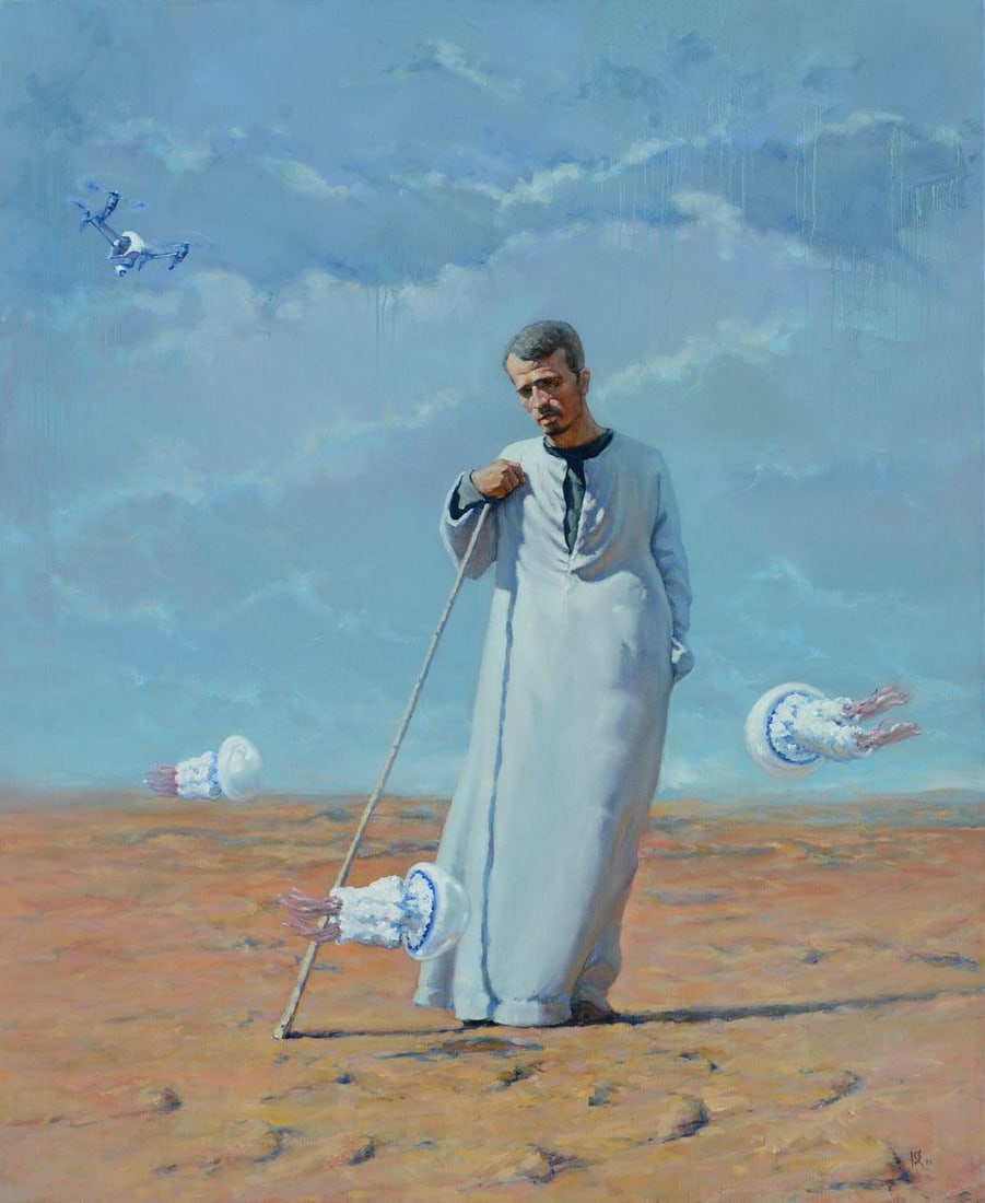 Oil painting Shepherd of Civilizations Oleg Kateryniuk (1 of 5)
