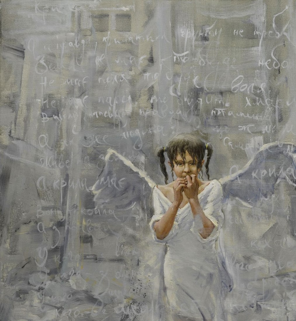 Oil painting Not lost wings Oleg Kateryniuk - 2