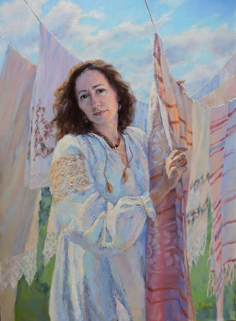 Oil painting Catherine Procach Olesia (1 of 5)